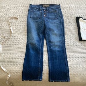 J. Crew Point Sur ankle/cropped jeans